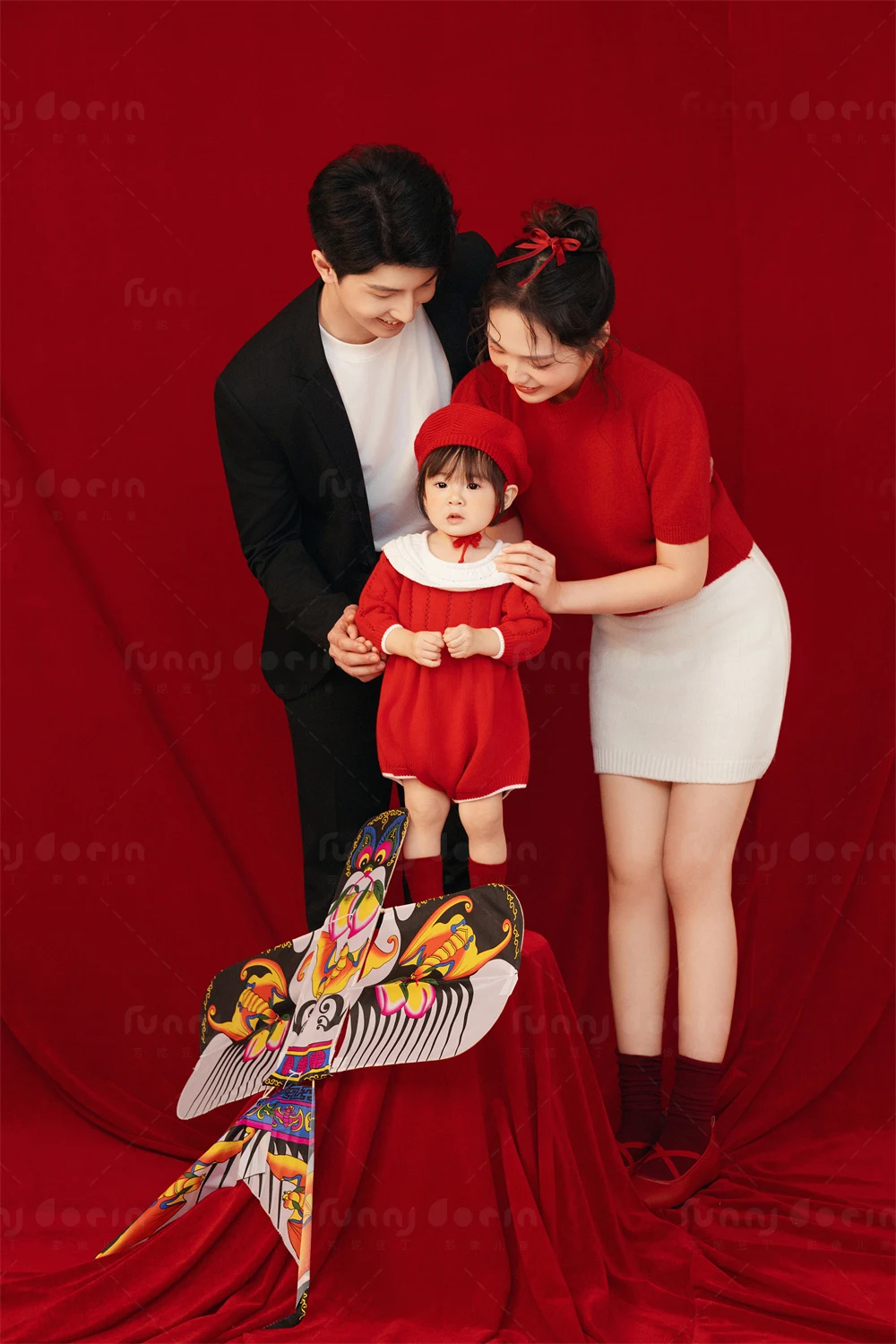 芳妮豆丁儿童摄影 鸢报春信