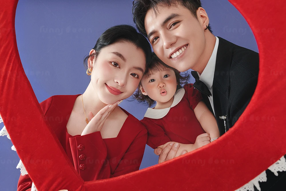 芳妮豆丁儿童摄影 全家福