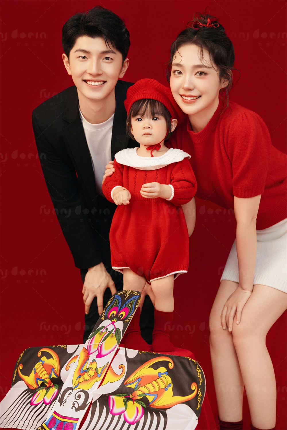 芳妮豆丁儿童摄影 鸢报春信