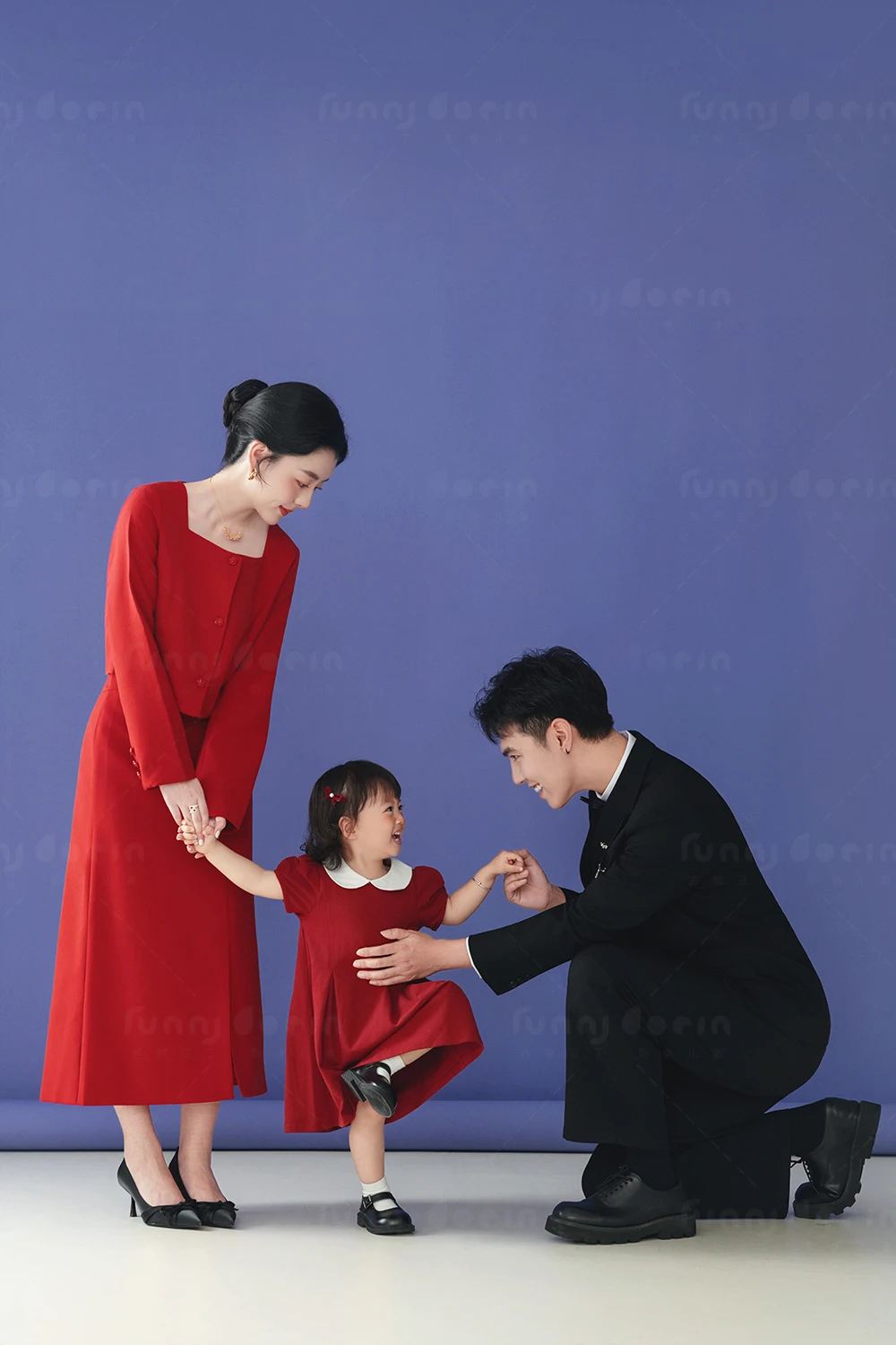 芳妮豆丁儿童摄影 全家福