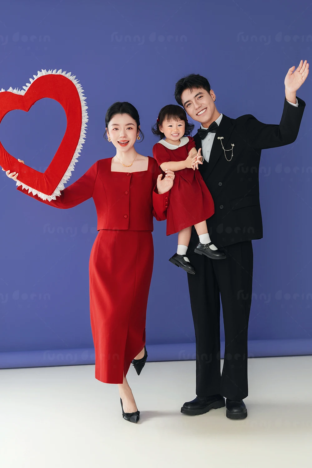 芳妮豆丁儿童摄影 全家福