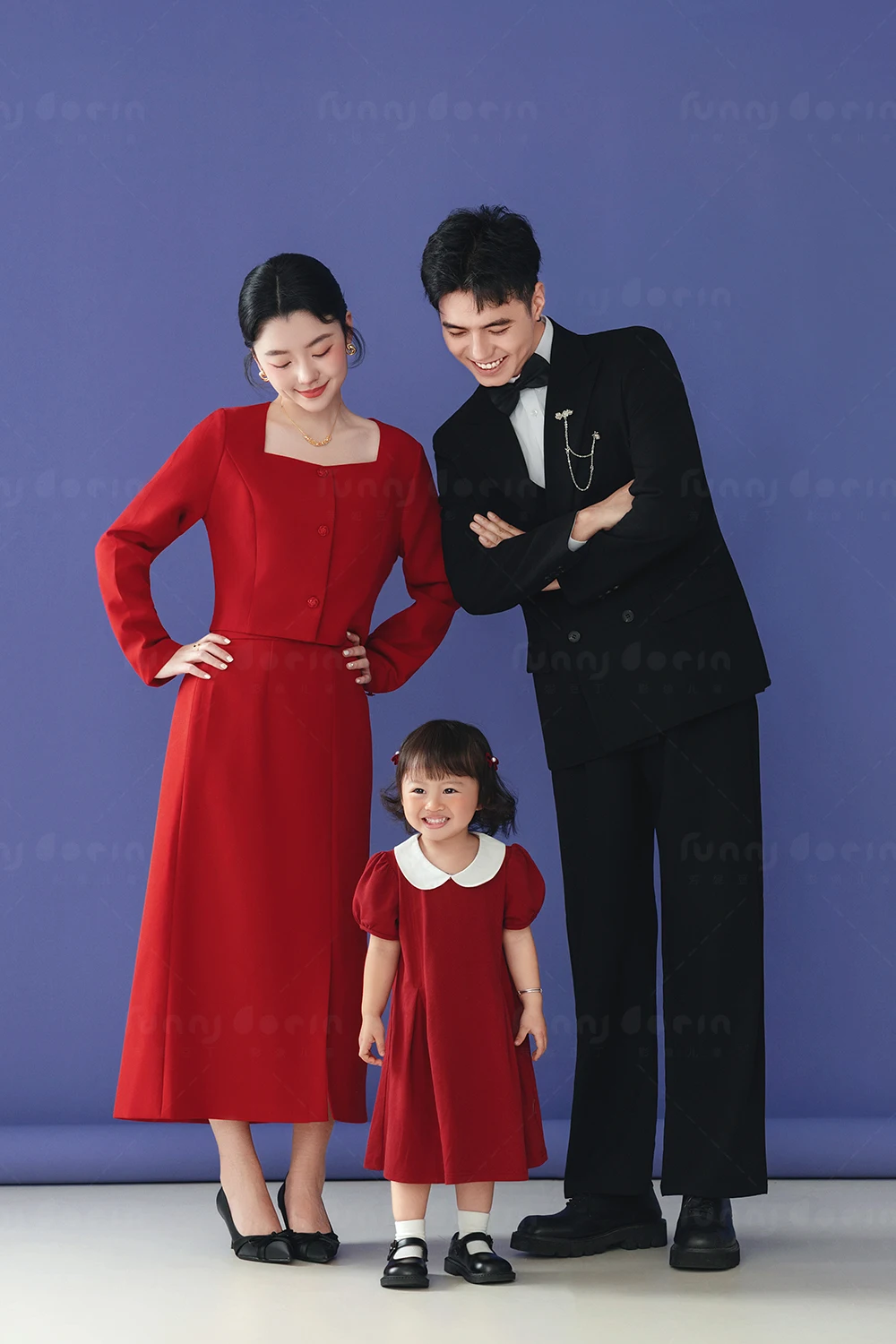 芳妮豆丁儿童摄影 全家福