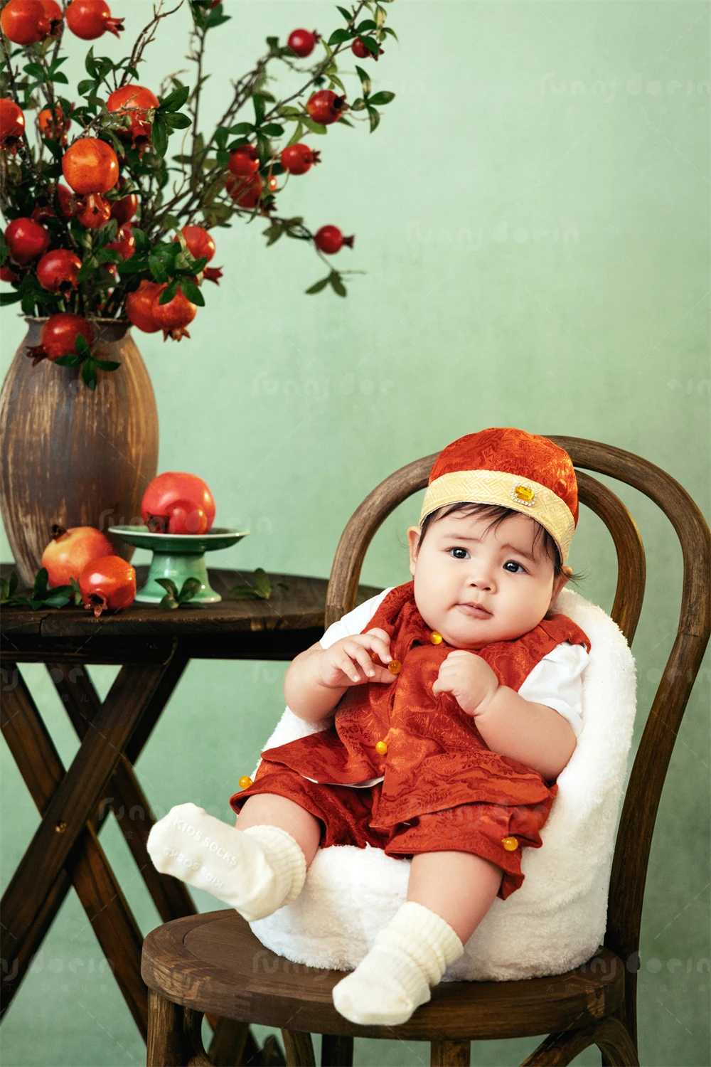 芳妮豆丁儿童摄影 榴光溢彩