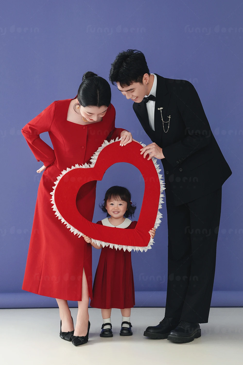 芳妮豆丁儿童摄影 全家福