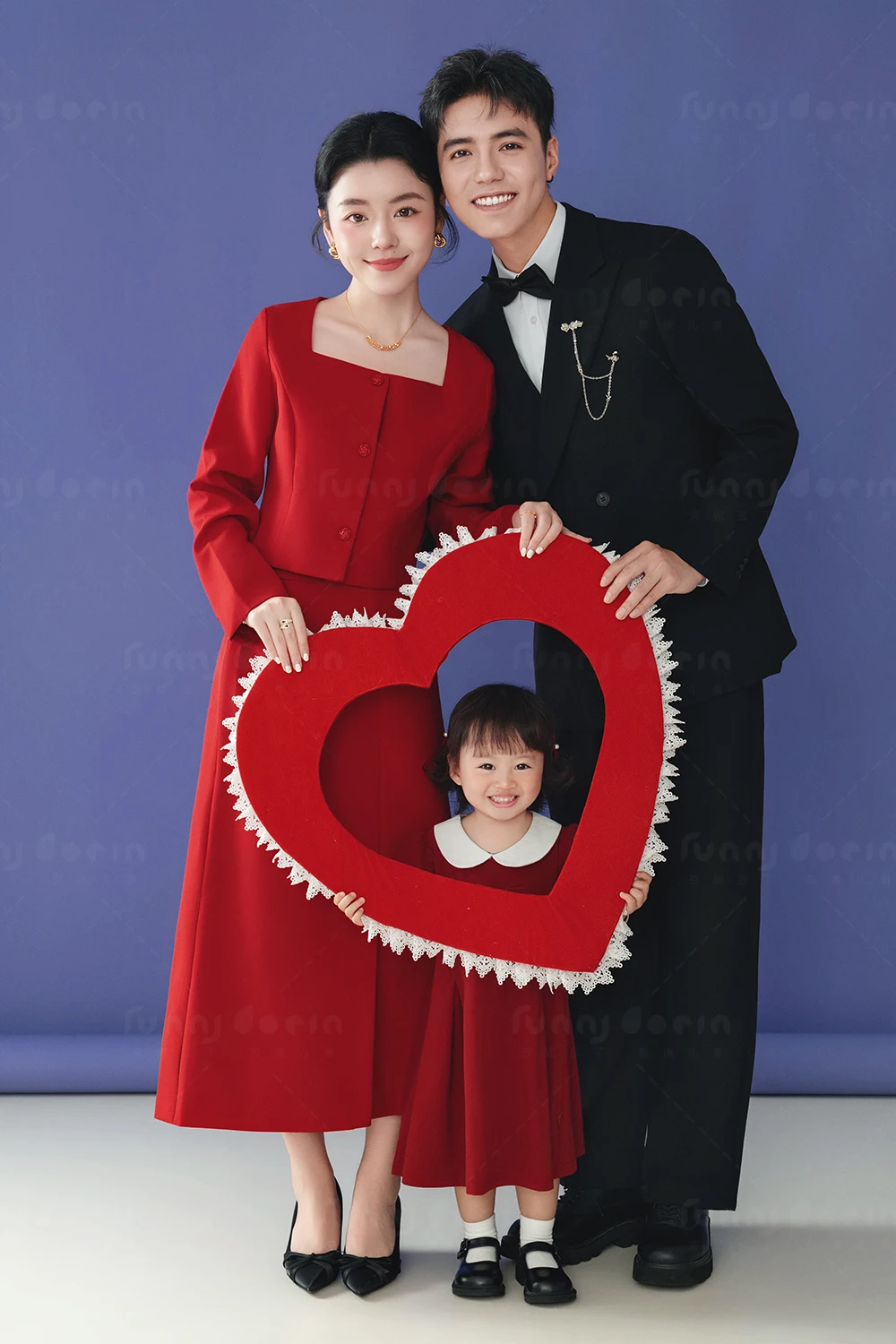 芳妮豆丁儿童摄影 全家福