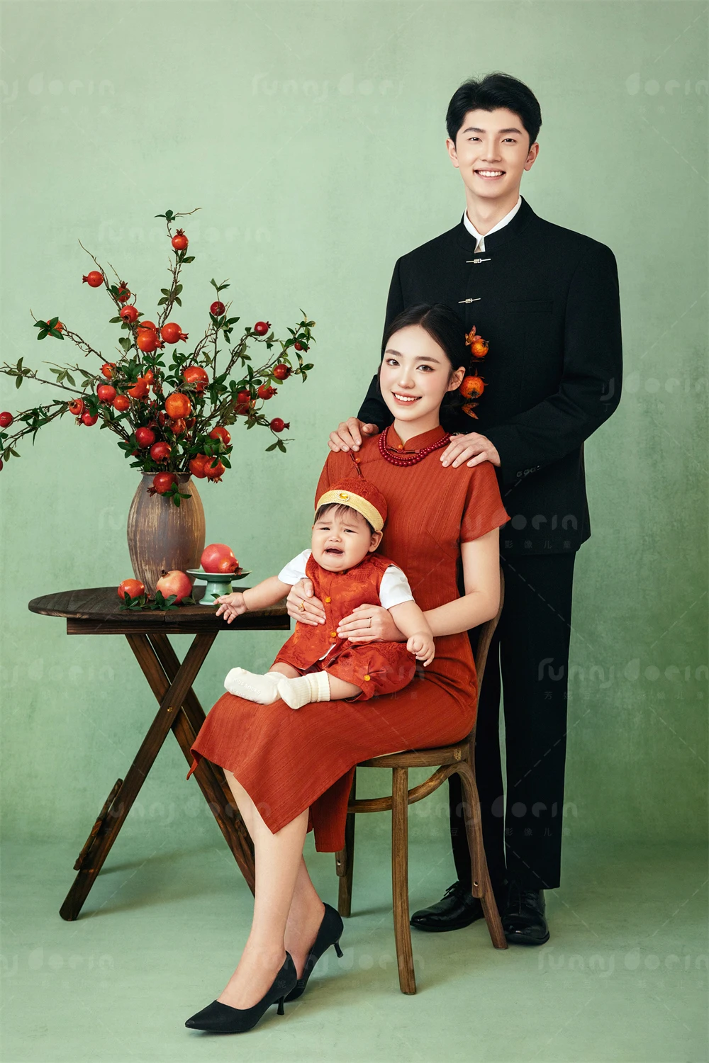 芳妮豆丁儿童摄影 榴光溢彩