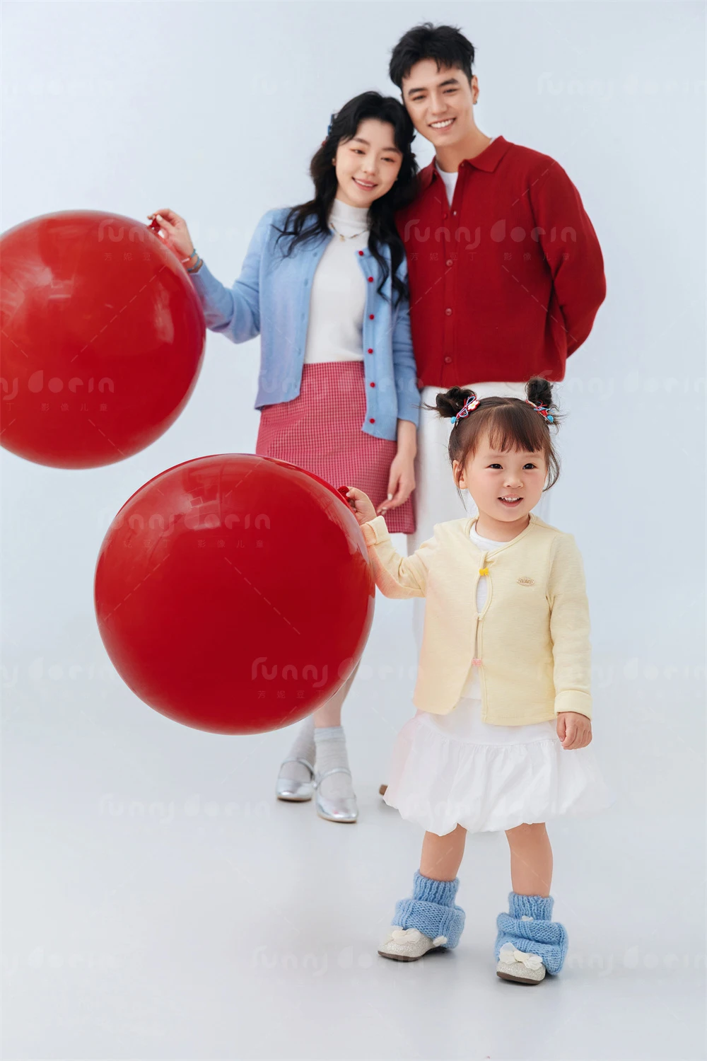 芳妮豆丁儿童摄影 全家福