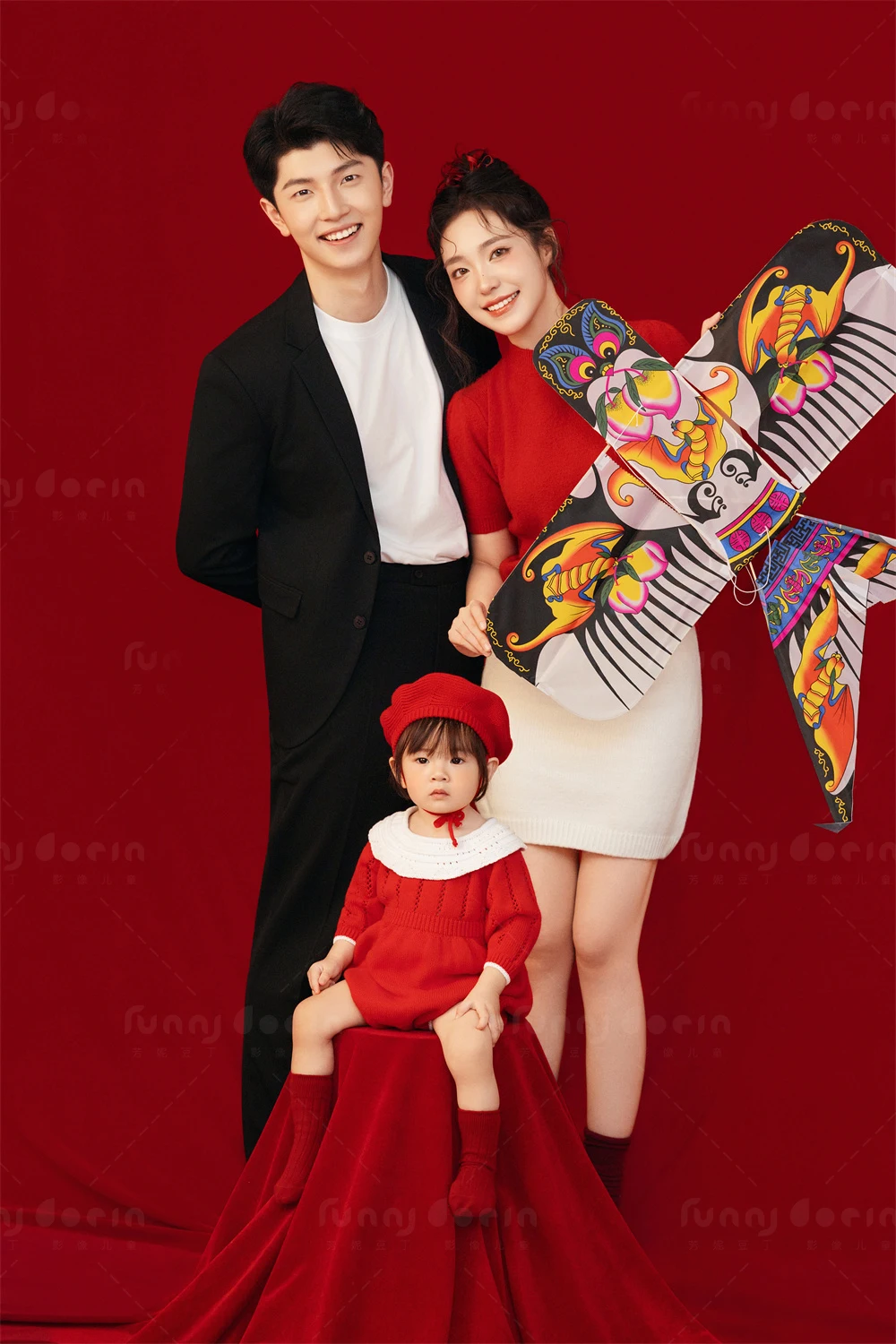 芳妮豆丁儿童摄影 鸢报春信