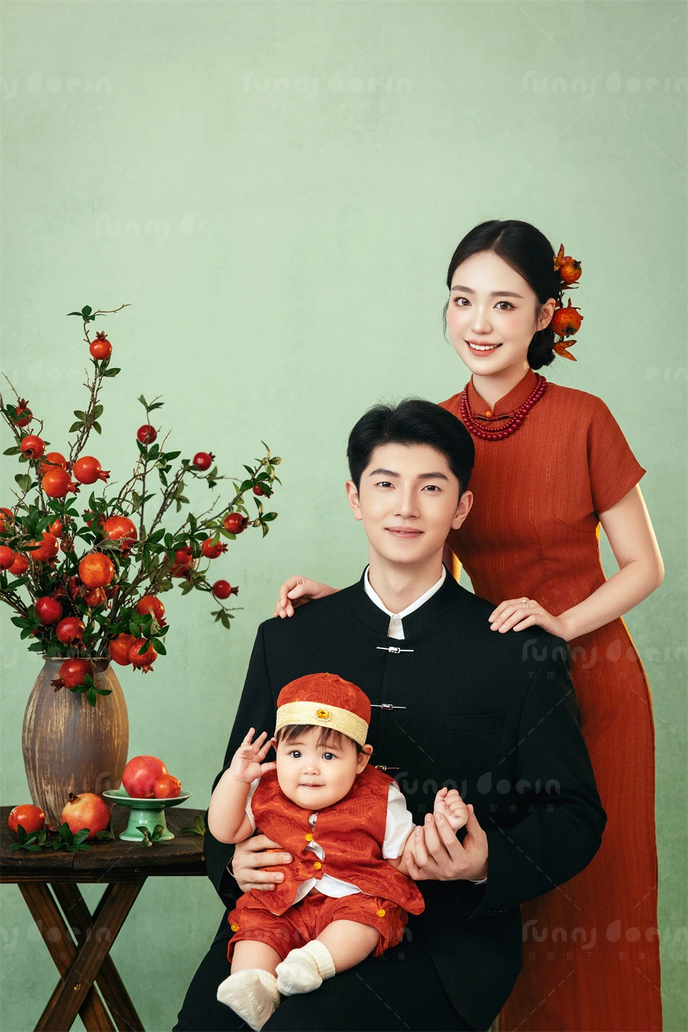 芳妮豆丁儿童摄影 榴光溢彩