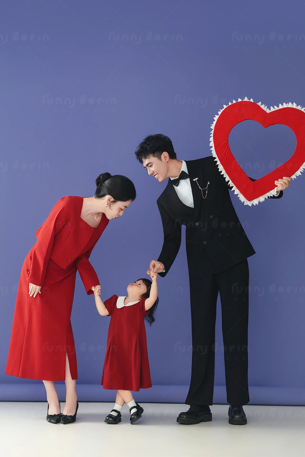 芳妮豆丁儿童摄影 全家福