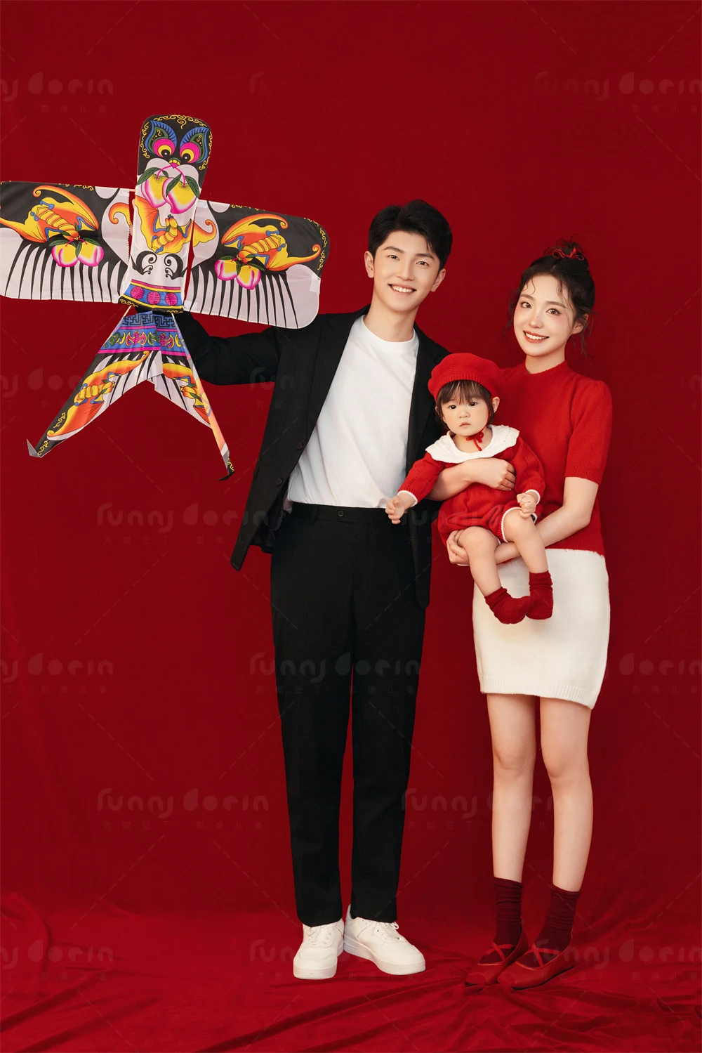 芳妮豆丁儿童摄影 鸢报春信